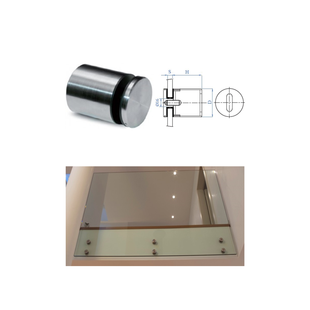 Fissaggio a punto regolabile