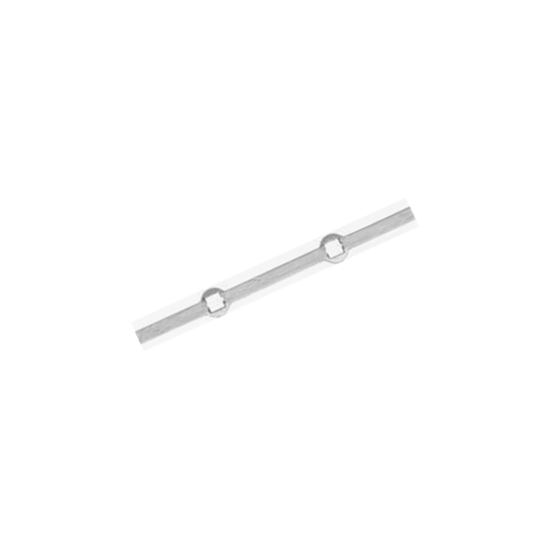 Barra forata sabbiata